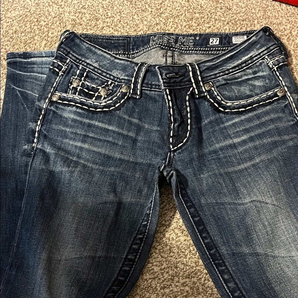 Miss Me Dark Indigo Boot Cut Jeans